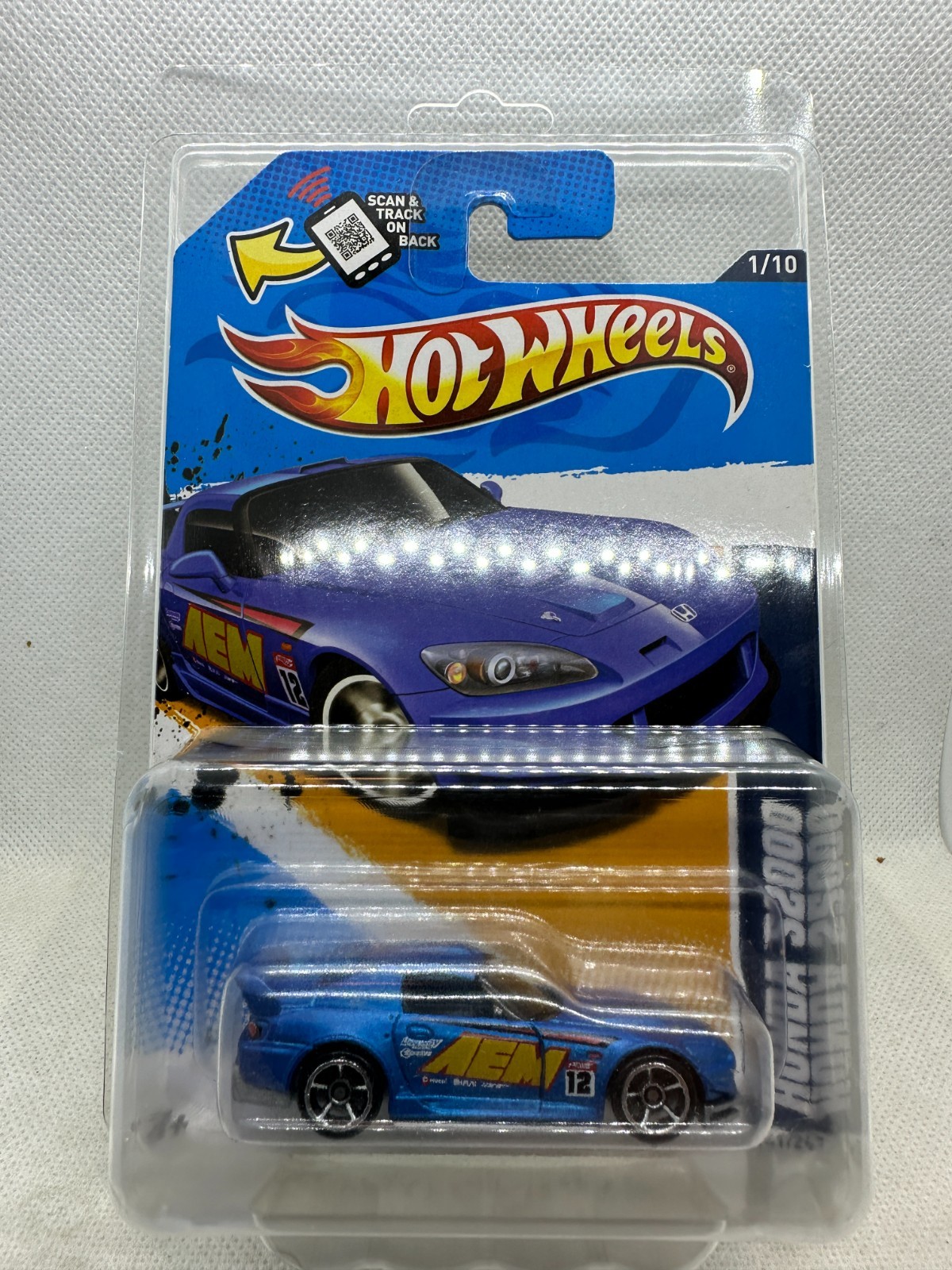 2012 Hot Wheels Honda S2000 AEM Performance Metallic Blue 141/247