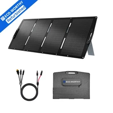 ECO-WORTHY 200W Foldable Solar Panel with Kickstand For Camping Power Station