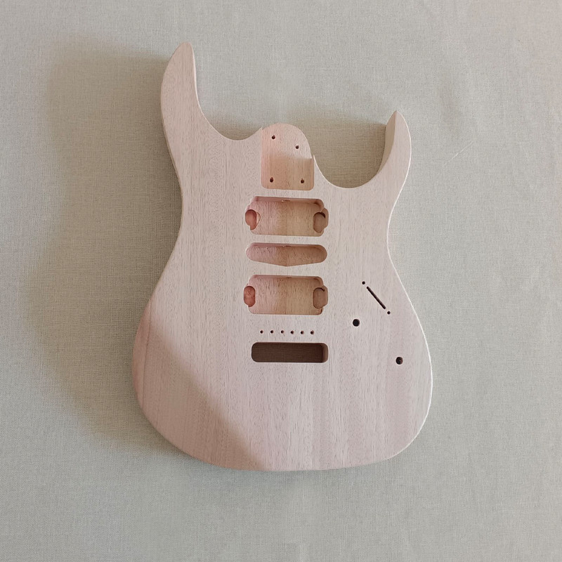 Unfinished Electric Guitar Kit Genuine Rosewood Fretboard Bolt On CR Part