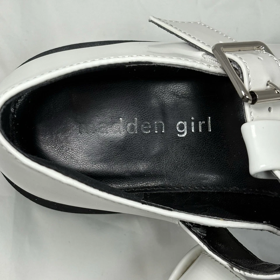 Plataformas Madden Girl blancas Mary Jane Foto 4 de 4