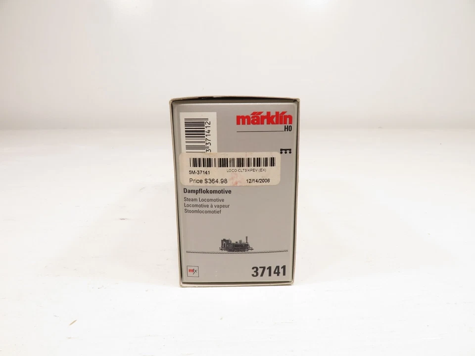 Marklin 37141 HO Digital Steam Loco KPEV Epoche I T3NIB - Image 2 of 4