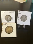 90% Quarters Random Dates Lot of 3 Circulated Coins