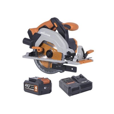 Evolution R165CCS-Li EXT Kreissäge 18V 1 x 4,0Ah Li-Ion EVLR165CCS4
