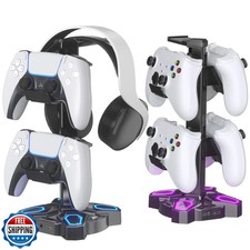 KDD Gaming Headphones Stand, Rotatable Headset Stand with Light M