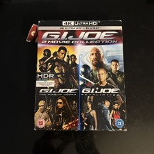 G.I. Joe 2-Movie Collection 4K UHD + Blu-ray w/slipcase UK Import  Scratch Free