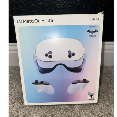 Meta Quest 3S Standalone VR Headset 128GB 128 GB White Plastic Virtual Reality