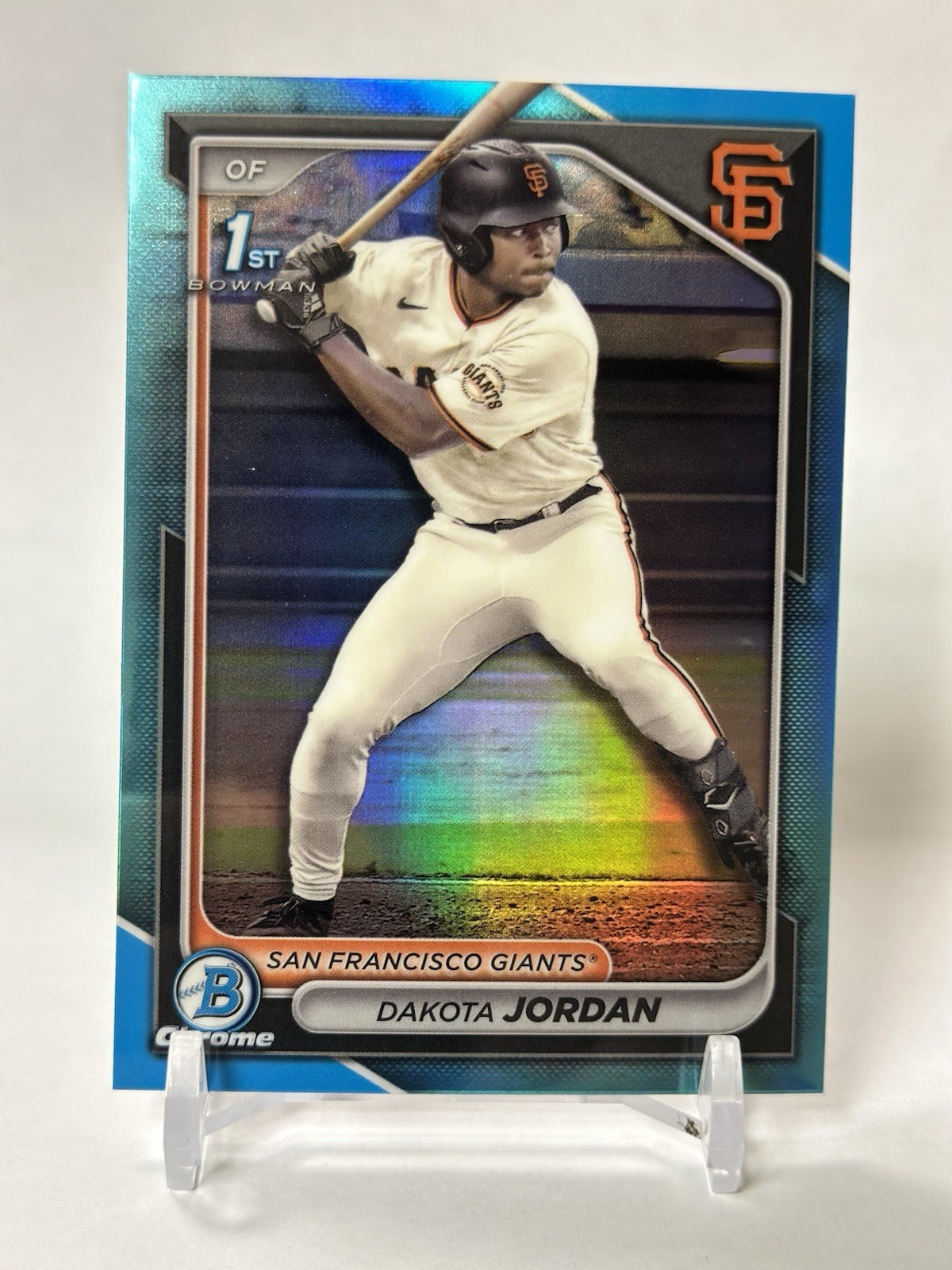 Dakota Jordan 2024 Bowman Draft Chrome #BDC-71  Sky Blue Refractor