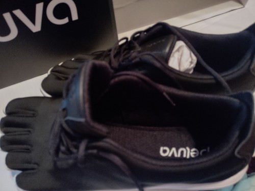 Zapatos para hombre Peluva Strand 13 EE. UU., 47,5 UE negros/blancos PFWM30101 zapatos para dedos - Imagen 4 de 5