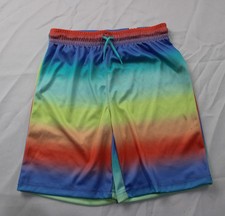 The Chidrens Place Boys Mesh Performance Basketball Shorts JT8 Orange Medium NWT