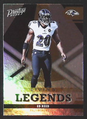 2022 Panini Prestige Ed Reed Living Legends #LL-18 Baltimore Ravens