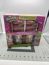 Shopkins Hot Chocolate Cocoa Mug Set - 2 Mugs - 2 Coca Packs - New