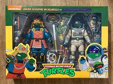 NECA TMNT Samurai Adventure MICHELANGELO & Space DONATELLO Figures Target Excl