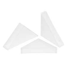 20Pcs Corner Protectors 8x50mm Plastic Right Angle Corner Guards Cushion, White