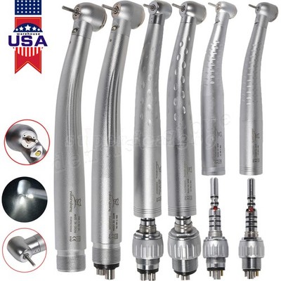 Dental High Speed NO-LED/E-generator LED/Optic Fiber Handpiece 2/4/6Hole ds