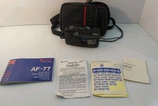 Ricoh AF-77 35mm Panoramic AF Film Camera With Case Film Tested  FLASH Working