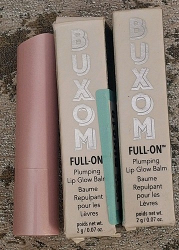 Buxom Full-On Plumping Lip Glow Balm Raspberry Glaze 2-Pack 2g .07oz 41803967101 - Picture 4 of 8