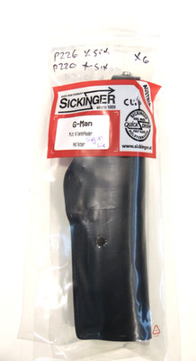 65% OFF Sickinger ''G-Man'' OWB - RH Black Holster -Sig P226 / P220 X-SIX