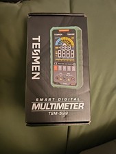 TSM-599 Smart Digital Multimeter, TRMS 6000 Counts, Voltage Tester, Green
