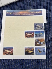 US #3916 - 25 2005 37c American Advances In Aviation Block Of 7 MNH