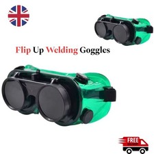 Flip Up Welding Goggles Anti Glare Safety Glasses Arc Welder Eye Protection
