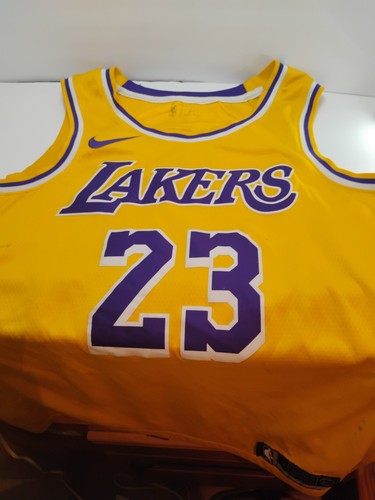 Nike LeBron James Icon Edition Swingman Men's Jersey (LA Lakers), Amarillo/Field