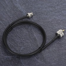 A1M UHF Male PL259 To BNC Male Testing Cable Wire CoaxialCable Adapter Accessory