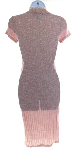 American Dream Junior hochgeschlossen Kurzarm figurbetont Midi Freizeitkleid - Bild 9 von 13
