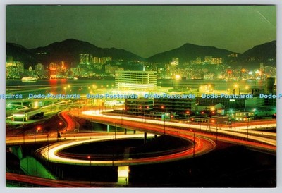 L349844 Die Ausfahrt und Einfahrt des Cross Harbour Tunnels mit Hong Kong Island