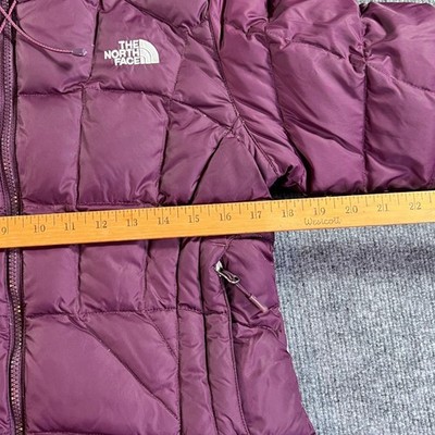 The North Face Puffer Jacket Womens S Purple 600 Fill Down Quilted