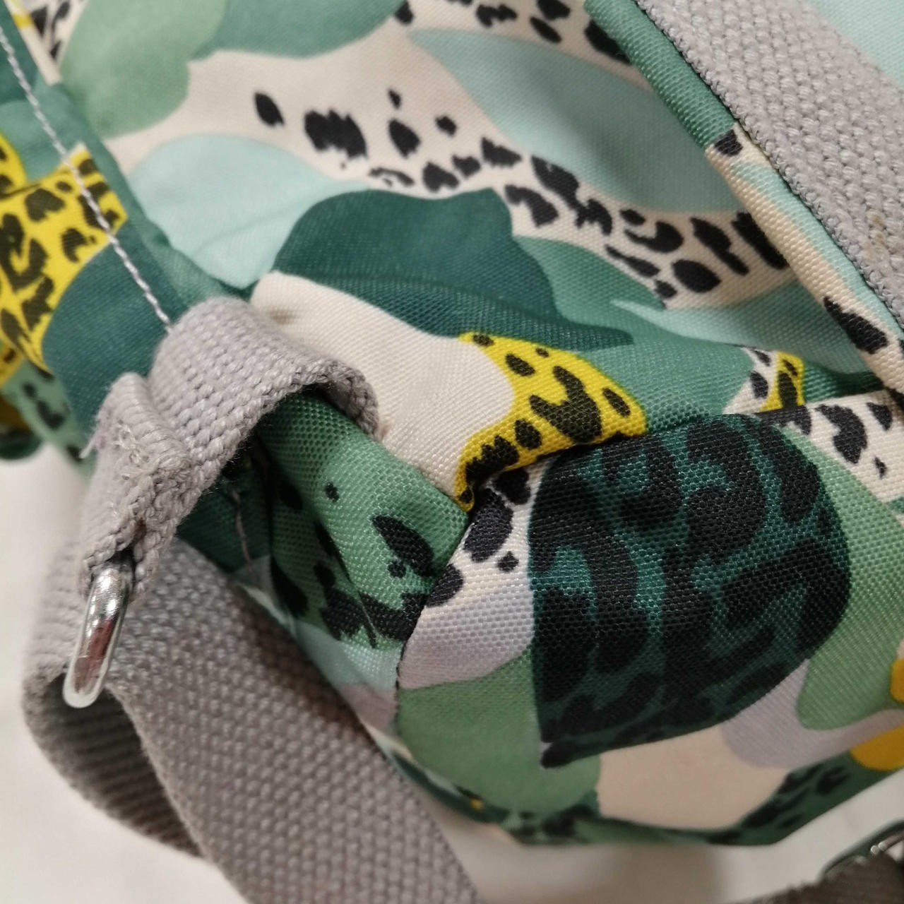 All over Pattern Backpack Kipling Model Green x Y… - image 5