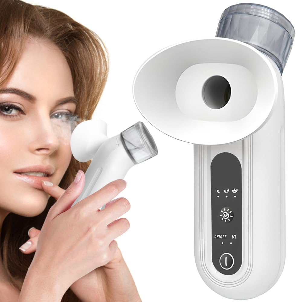 Eye Steamer for Dry Eyes, Face Steamer Facial, Nano Eye Mist Sprayer Steam Wand
