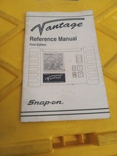 SNAP ON VANTAGE REFERENCE MANUAL  1 EDITION