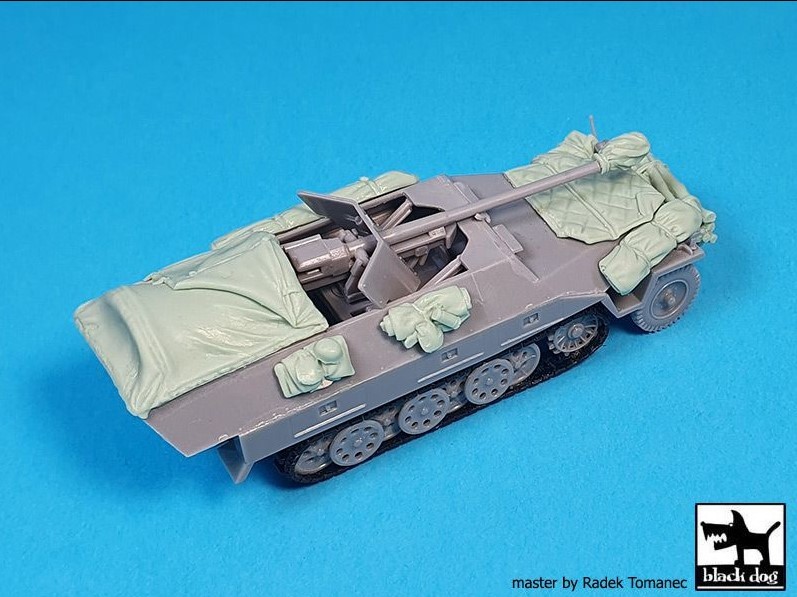 Set accessori Black Dog T72169 per Sd.Kfz 251/22 foto 4