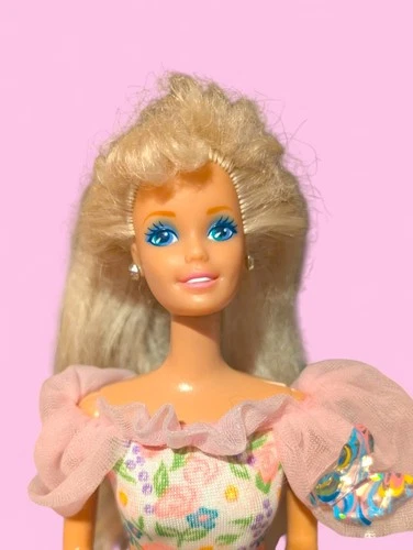 Vintage Mattel Barbie Doll Dressed in 1994 Butterfly Princess Dress