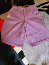 Jnco Stinger Jorts, Made in usa, Size 32, 13" deep,Very rare color, Never worn