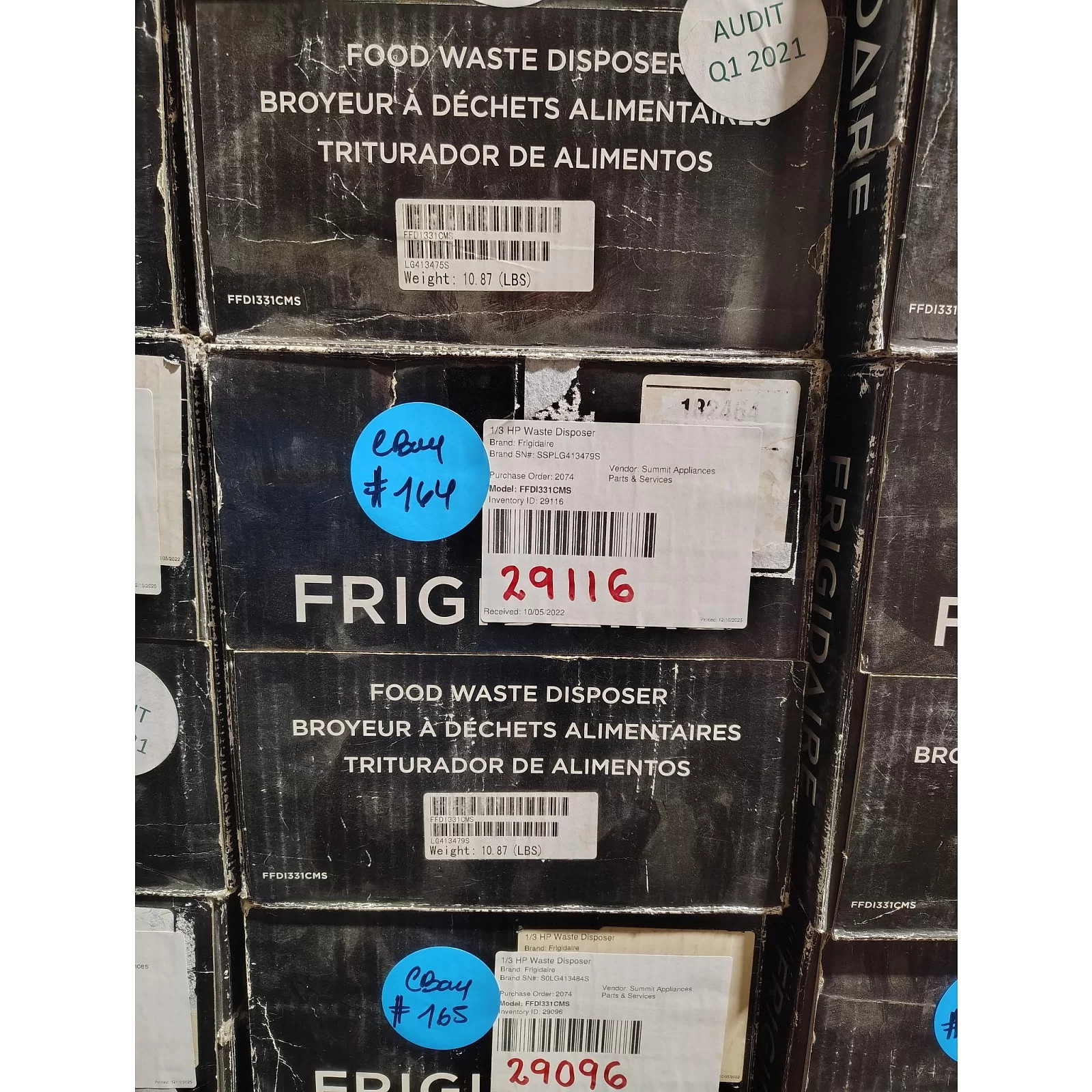 Frigidaire 1/3 HP Continuous Feed Garbage Disposer Classic Blue | E164