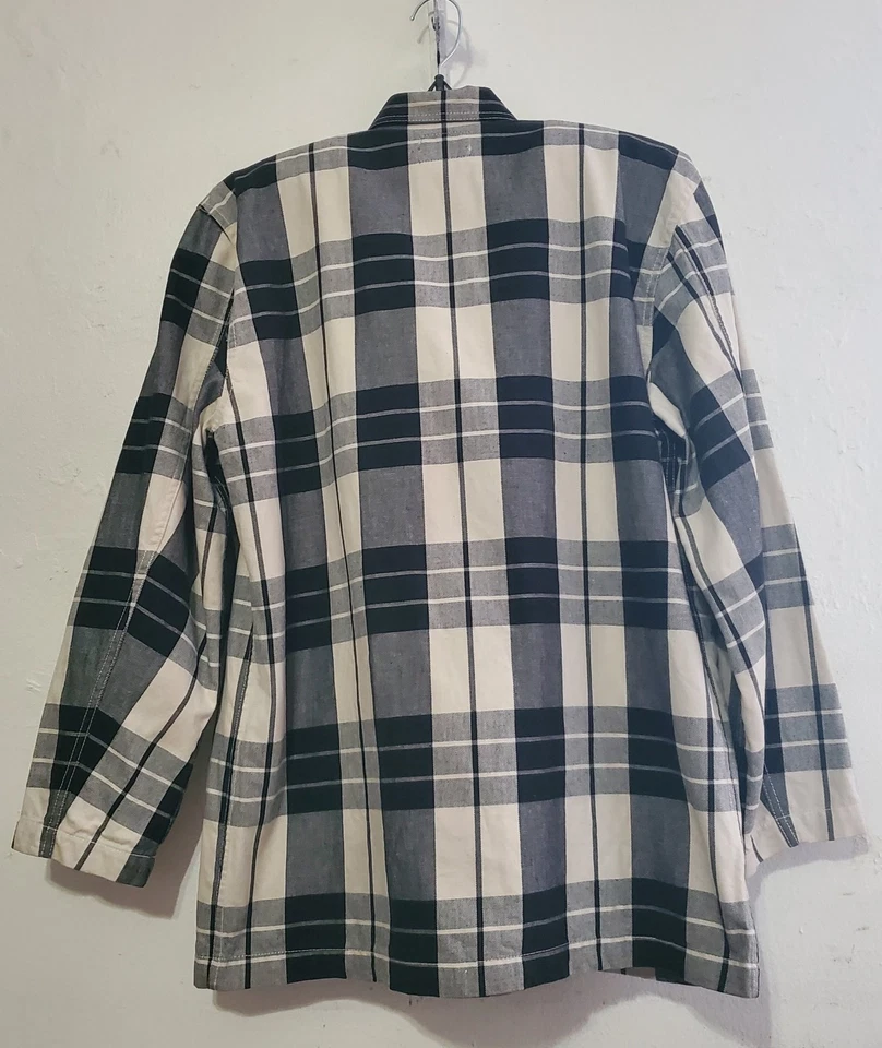 Blazer a cuadros vintage Liz Wear para mujer talla M y pantalones talla 8 algodón usado  Foto 3 de 4