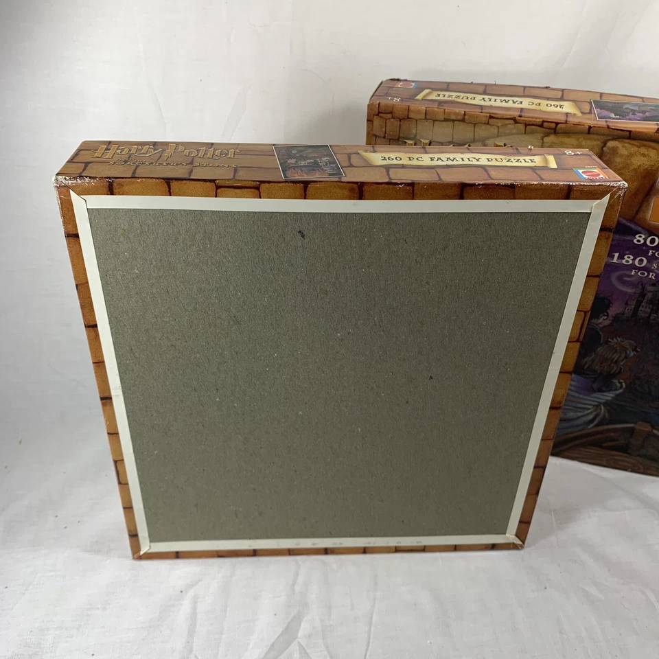 (2) Rompecabezas vintage 2000 Mattel Harry Potter Sorcerer’s Stone Snape Ron Hermione Foto 4 de 4