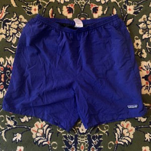 Patagonia 5â Inseam Blue Baggies Shorts - Menâs M | Hiking Fishing Surfing | eBay