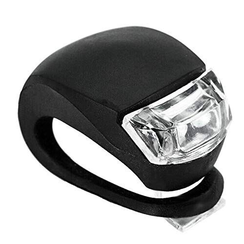 New Bike Cycling Single LED Front/Rear Light Waterproof Black D101UUU