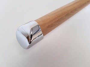 Mopstick Wall Mounted Handrail End Cap In Chrome Fits 54mm Image Is Loading Mopstick Wall Mounted Handrail End Cap In Chrome
