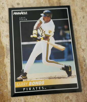 1992 score pinnacle baseball Barry Bonds