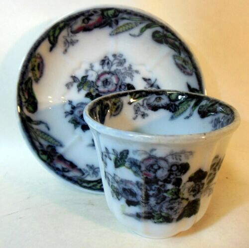 Royal Copenhagen Blue Fluted Half Lace Tea Cup and Saucer No Royal Copenhagen Blue Fluted Half Lace Tea Cup and Saucer No