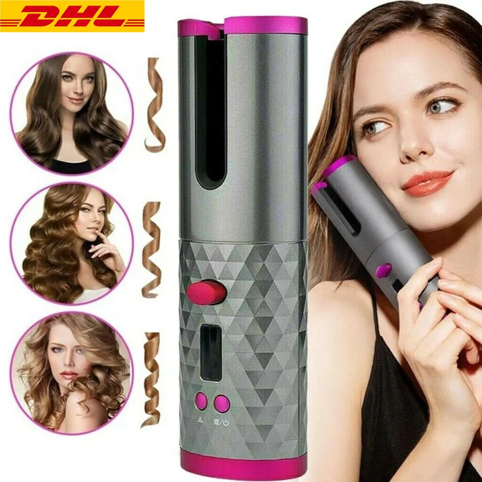 Lockenstab Automatischer Mini Lockenstab Keramischer Lockenstab usb aufladbarer - Bild 2 von 4