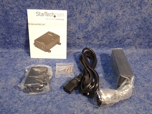 Startech POEINJ1G 1-Port Gigabit Midspan PoE+ Injektor 802.3at & 802.3af (EC10) - Bild 4 von 4