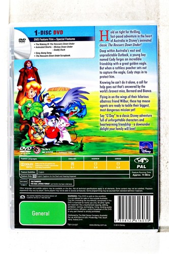 The Rescuers Down Under (2016 : 1 Disc DVD Se (DVD) - Picture 2 of 2