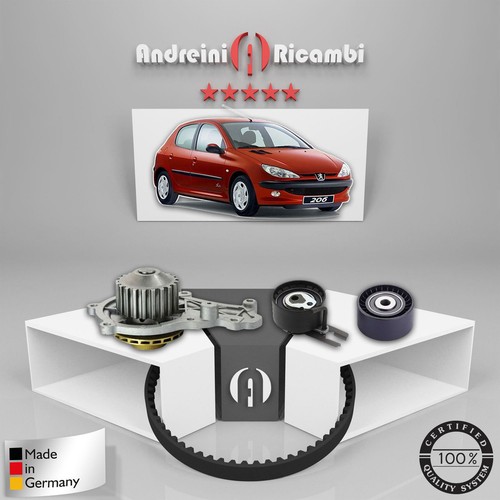 Kit Distribuzione E Pompa Acqua Per Motori Ford Citroen Peugeot 1.4 - Foto 2