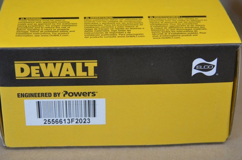 DEWALT Ultracon+ Phillips Concrete Screw Anchor 1/4 x 2-1/4in DFM12764 (U-A) - Picture 4 of 4
