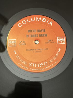 MILES DAVIS: Bitches Brew US Columbia GP 26 Stereo Vinyl 2LP