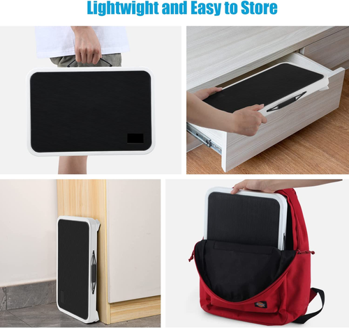 Folding Step Stool, Height-Adjustable Step Stool with Non-Slip Platform, Step La - Picture 7 of 12